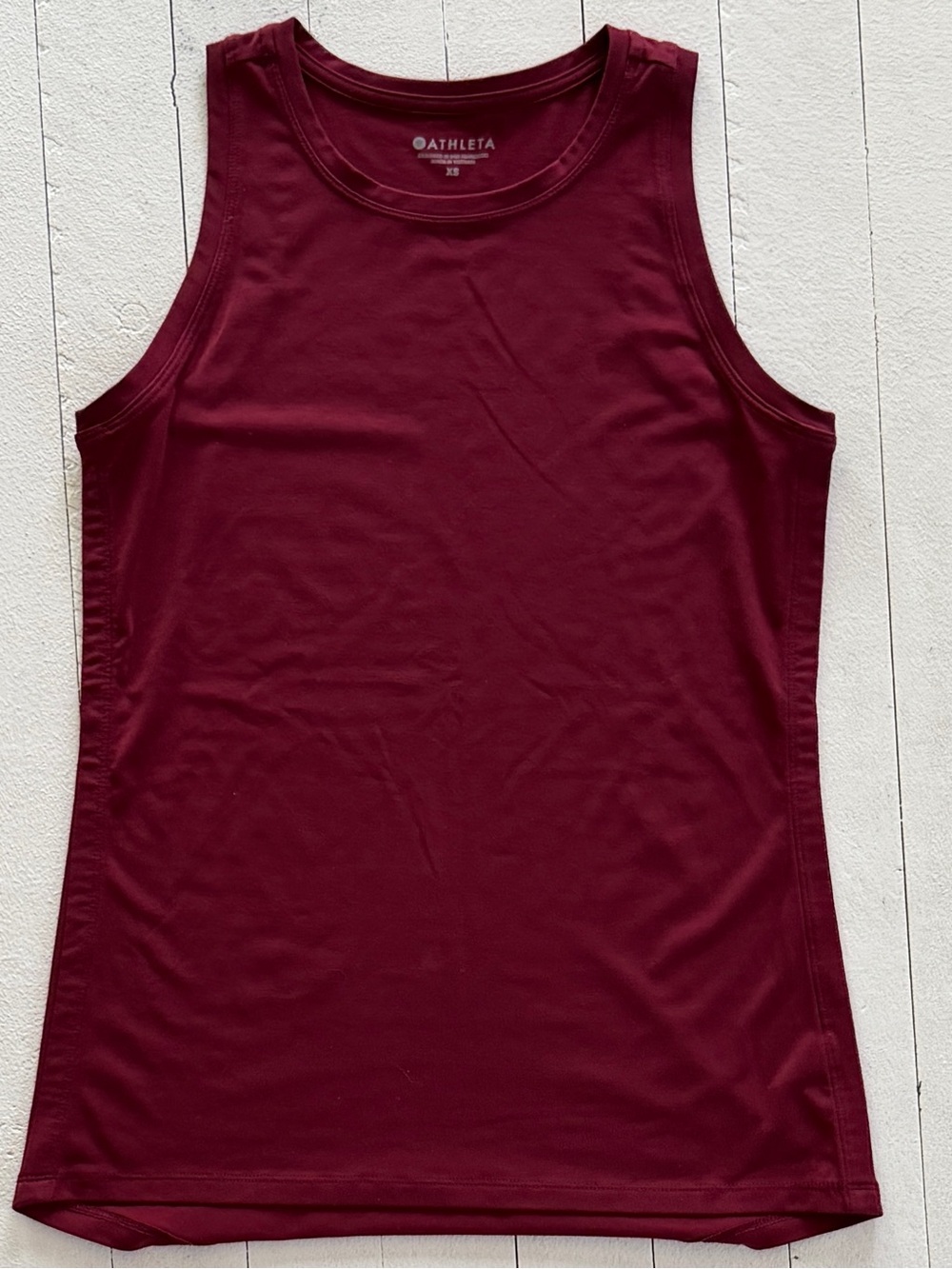 Athleta Women's Activewear Tank Top Burgundy / Maroon | XS